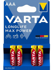 Батарейка Varta LONGLIFE MAX POWER AAA Alkaline 4 4шт (4703101404)
