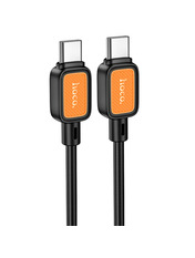 Кабель синхронізації Hoco X108 BenefitType-C to Type-C Black 60W 1m Black