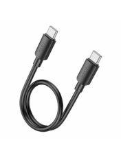 Кабель синхронізації Hoco X96 Hyper Type-C to Type-C Black 60W 0,25m Black