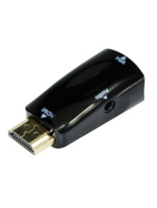 Відео адаптер Cablexpert HDMI to VGA Black (A-HDMI-VGA-02)