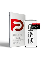 Захисне скло ArmorStandart Icon 3D для Apple iPhone 16 Pro Max Black глянсове (ARM78030)