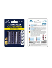 Батарейка Esperanza AA Alkaline 4 4шт (EZB101)