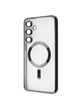Чохол Wave Metal Color Case with Magnetic Ring для Samsung Galaxy G721 S24 FE Black (6942807153)