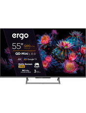 Телевізор Ergo MQ90 Ultra Так Titanium 55" 3840x2160 55" Smart TV Titanium (55MQ90 Ultra)