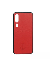 Чохол Leather Magnet Case для Xiaomi Mi 10 Lite Red