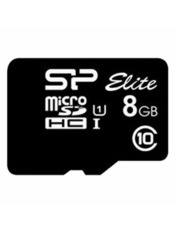 Карта пам'яті Silicon Power Elite 8 ГБ microSDHC 8GB Class 10 UHS-I + SD-adapter (SP008GBSTHBU1V10)