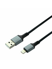 Кабель синхронізації Borofone BX83 Silicone USB to Lightning Black 12W 1m Black