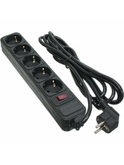 Мережевий фільтр Patron EXT-PN-SP-1053 5/3m Black