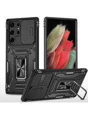 Чохол Camshield Army Ring для Samsung Galaxy S918 S23 Ultra Black Black (6935872104)