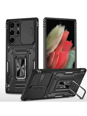 Чохол Camshield Army Ring для Samsung Galaxy S918 S23 Ultra Black (6935872104)