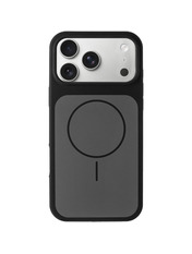 Чохол Silk Duo Color (AA) NO LOGO with Magnetic Fit для Apple iPhone 17 Pro Max Black Black (6948170325)