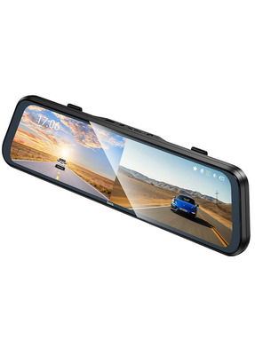 Автомобільний відеореєстратор Hoco DV16 2x Cam Black