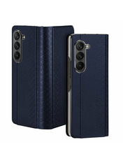 Чохол Dux Ducis з кишенею для візитівки для Samsung Fold 5 Blue