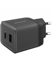 Мережевий зарядний пристрій Proove Pure GaN Plus White (1 USB-A + 1 USB-C) 30W White 1 USB-A + 1 USB-C Відсутній 30