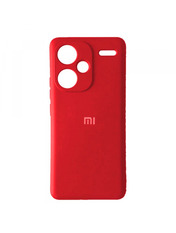 Чохол Silicone Case Full Aquarelle для Xiaomi Redmi Note 13 Pro+ 5G Red