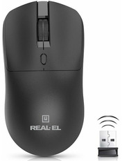 Мишка REAL-EL RM-307W Black Black (EL123200051)