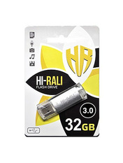 USB накопичувач HI-RALI Rocket 32 ГБ USB 3.0 Silver 32GB Silver (HI-32GB3VCSL)