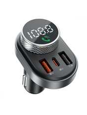 Автомобільний трансмітер Proove Sound Link 30W (2 USB-A + 1 USB-C) Black (FMSL30110001)