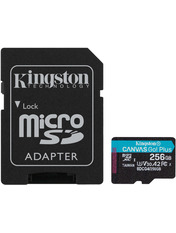 Карта пам'яті Kingston Canvas Go Plus microSDHC 256GB Class 10 + SD-adapter (SDCG4/256GB) 256 ГБ Class 10 Так