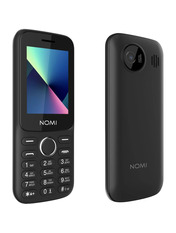 Кнопковий телефон Nomi i2415 Black Чорний