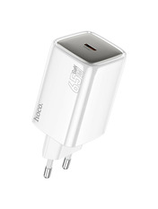 Мережевий зарядний пристрій Hoco N48 Glorious (1 USB-C) 65W White