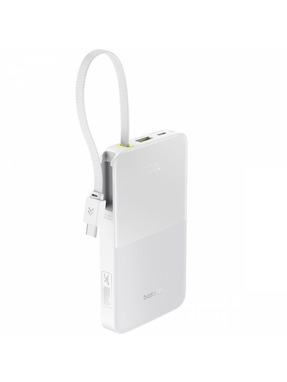 Павербанк Baseus EnerFill FC51 Bipow 2 Pro Digital Display 1xUSB-C + 2xUSB-A 22,5W 10000mAh White (E0027601)