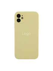 Чохол Silicone Case Square Full Camera для Apple iPhone 11 Crem yellow Crem yellow (6938175024)