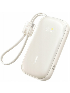 Павербанк Baseus EnerFill FC21 Qpow 3 Ultra 1xUSB-C + 1xUSB-A 22,5W 20000mAh Natural Titanium (E0027M01)