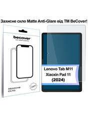 Захисне скло BeCover Matte Anti-Glare Lenovo Tab M11 TB330 (713437) Захисне скло для планшетів