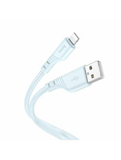 Кабель синхронізації Hoco X97 Crystal Color USB to Lightning 12W 1m White White