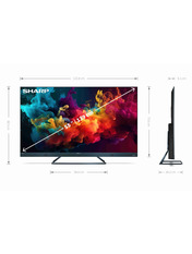 Телевізор Sharp FQ5EM2AG 55" 55" Чорний (4T-C55FQ5EM2AG) Чорний Ні 4K UHD (3840х2160)