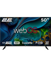 Телевізор 2E A07K 50" Smart TV Black (2E-50A07KW) Black 50"
