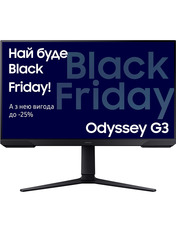 Монітор Samsung Odyssey G3 27" (LS27DG300EIXUA) Монітори