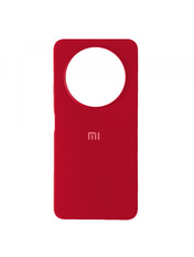 Чохол Silicone Case Silicone Case Full Aquarelle для Xiaomi Redmi 14C 4G/Redmi A4/Poco C75 Red