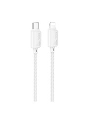 Кабель синхронізації Hoco X113 Type-C to Lightning White 27W 1m White