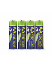 Акумуляторна батарейка EnerGenie AA Ni-MH 2 000 4 2000mAh 4шт (EG-BA-AA20R4-01)