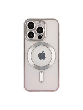 Чохол Metallic Chrome Full Camera with Magsafe для Apple iPhone 14 Pro Max Silver Chrome (6937284910)
