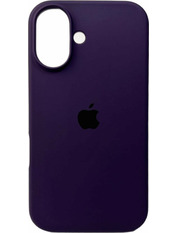 Чохол Silicone Case Full Aquarelle для iPhone 17 Berry Purple