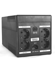 ДБЖ Ritar RTP 600 Black LCD 2 x 12V/7Ah 1000 (600W) LCD EURO Black (06187)