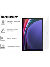 Захисне скло BeCover Samsung Tab S9 Plus/S9 FE Plus X810/X816/X610/X616 (712271) Захисне скло для планшетів