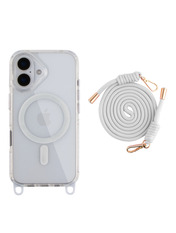 Чохол LanyardCase для Apple iPhone 16 White