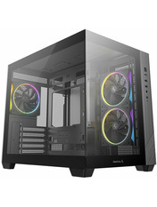 Корпус Deepcool CG330 3F Без БЖ Mini-Tower Mini-Tower Black (R-CG330-BKNGM3-G)