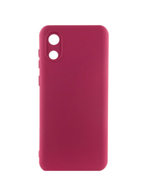 Чохол Silicone Cover Lakshmi Full Camera (A) для Samsung Galaxy A03 Core A032 Marsala (6942817503)