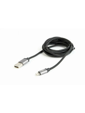 Кабель синхронізації Cablexpert CCB-mUSB2B-AMLM USB to Lightning Black 1.8m Black (CCB-mUSB2B-AMLM-6)
