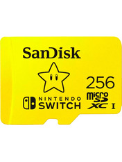 Карта пам'яті SanDisk For Nintendo Switch Class 10 Ні 256 ГБ microSDXC 256GB Class 10 (SDSQXAO-256G-GNCZN)