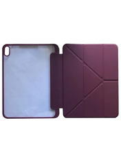Чохол Smart Case Clear+stylus Apple iPad Air 11 2024/2025 Dark Red Прозорий