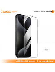 Захисне скло Hoco A34 для Apple iPhone 16 Pro/17 глянсове