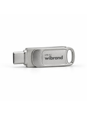 USB накопичувач Wibrand Bee 256 ГБ USB 3.2 / Type-C Silver 256GB Silver (WI3.2TC/BE256TC039S)