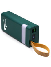 Павербанк Aspiring Light 30 1xUSB-C + 2xUSB-A 22,5W 30000mAh Green