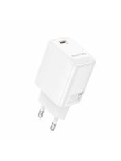 Мережевий зарядний пристрій Borofone BN26 Fuente (1 USB-C) 20W White